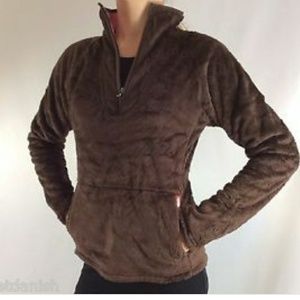 Fleece pull over sweater